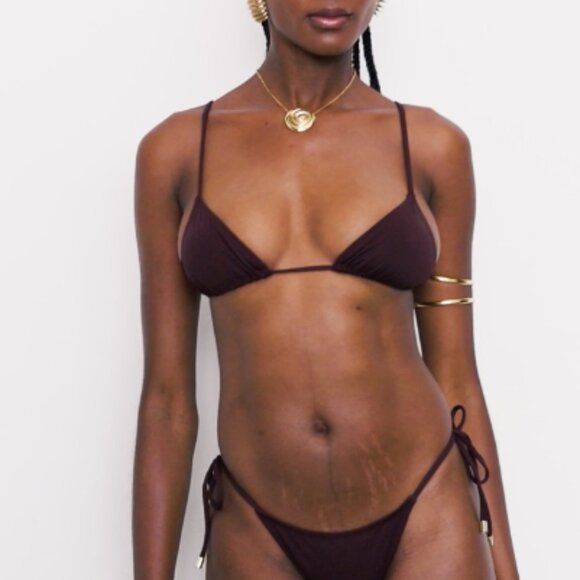 Tropic of C Purple Equator Bikini Top - Picture 5 of 7